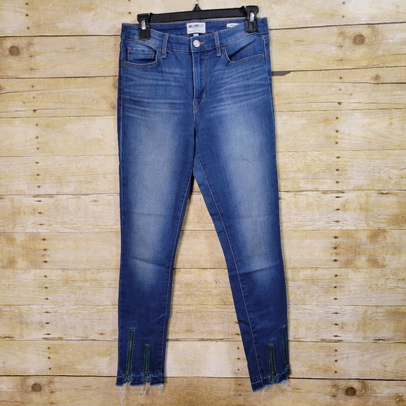 William Rast Denim - William Rasr High-rise Ankle Jeans Green Zippers
